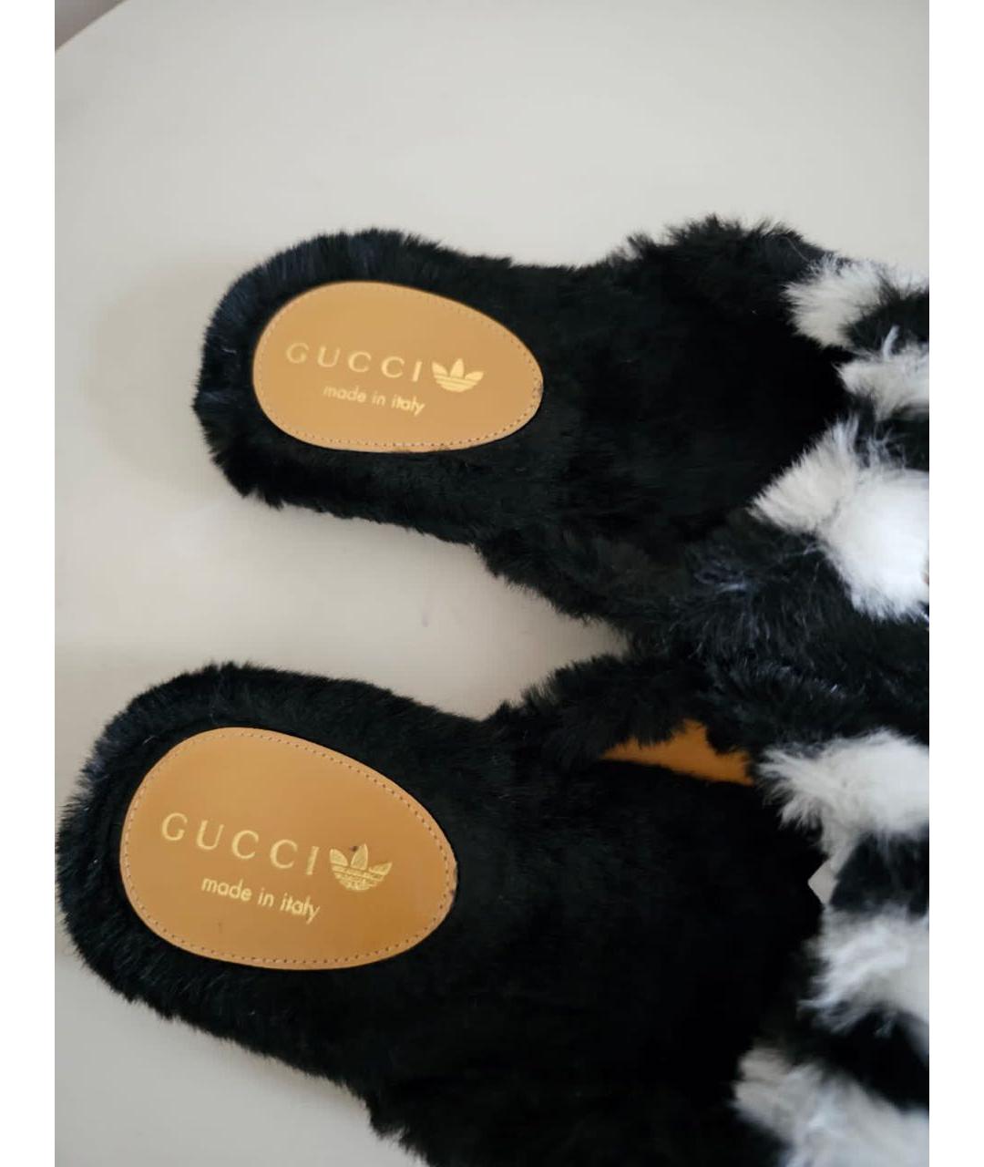 GUCCI Черные мюли, фото 4