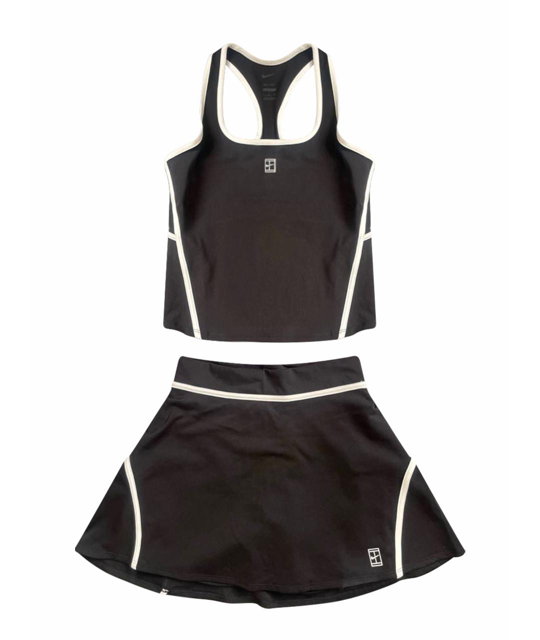 NIKE Черный полиэстеровый спортивные костюмы, фото 1