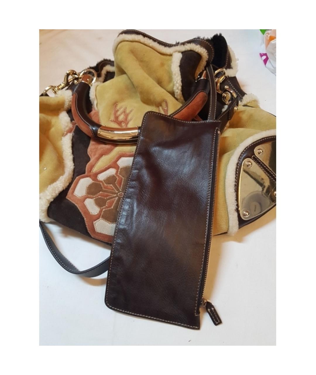 GUCCI Мульти меховая сумка с короткими ручками, фото 7