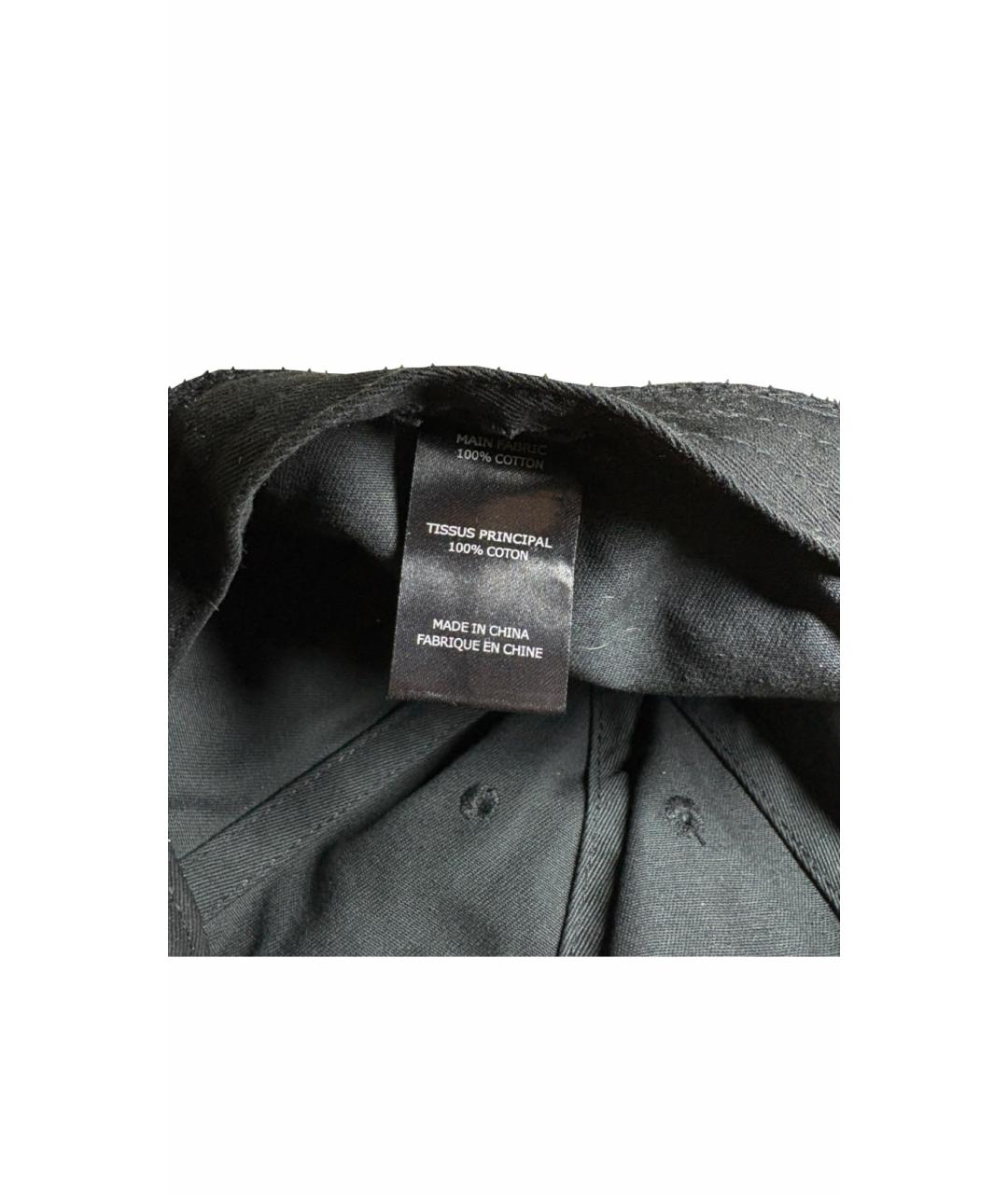VETEMENTS Черная хлопковая кепка/бейсболка, фото 5