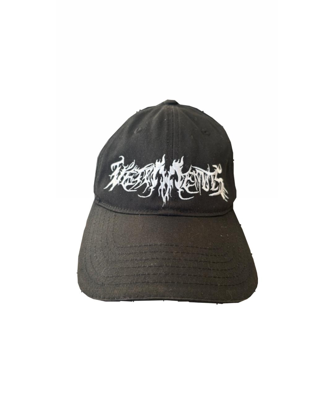 VETEMENTS Черная хлопковая кепка/бейсболка, фото 7