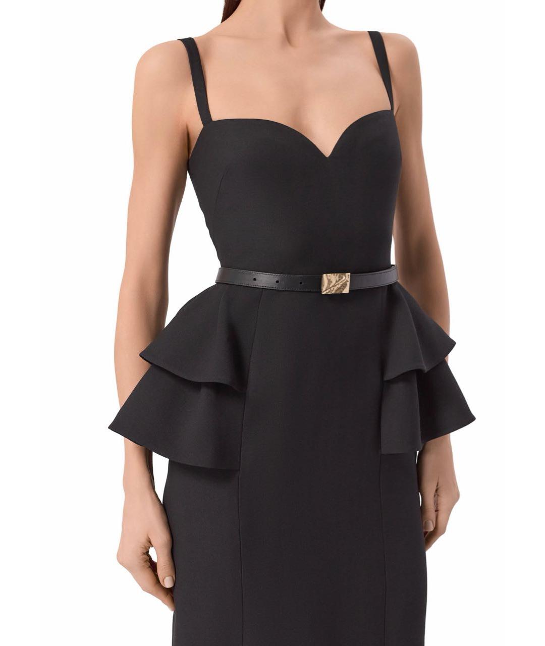 LOULOU DE SAISON Черный кожаный ремень, фото 3