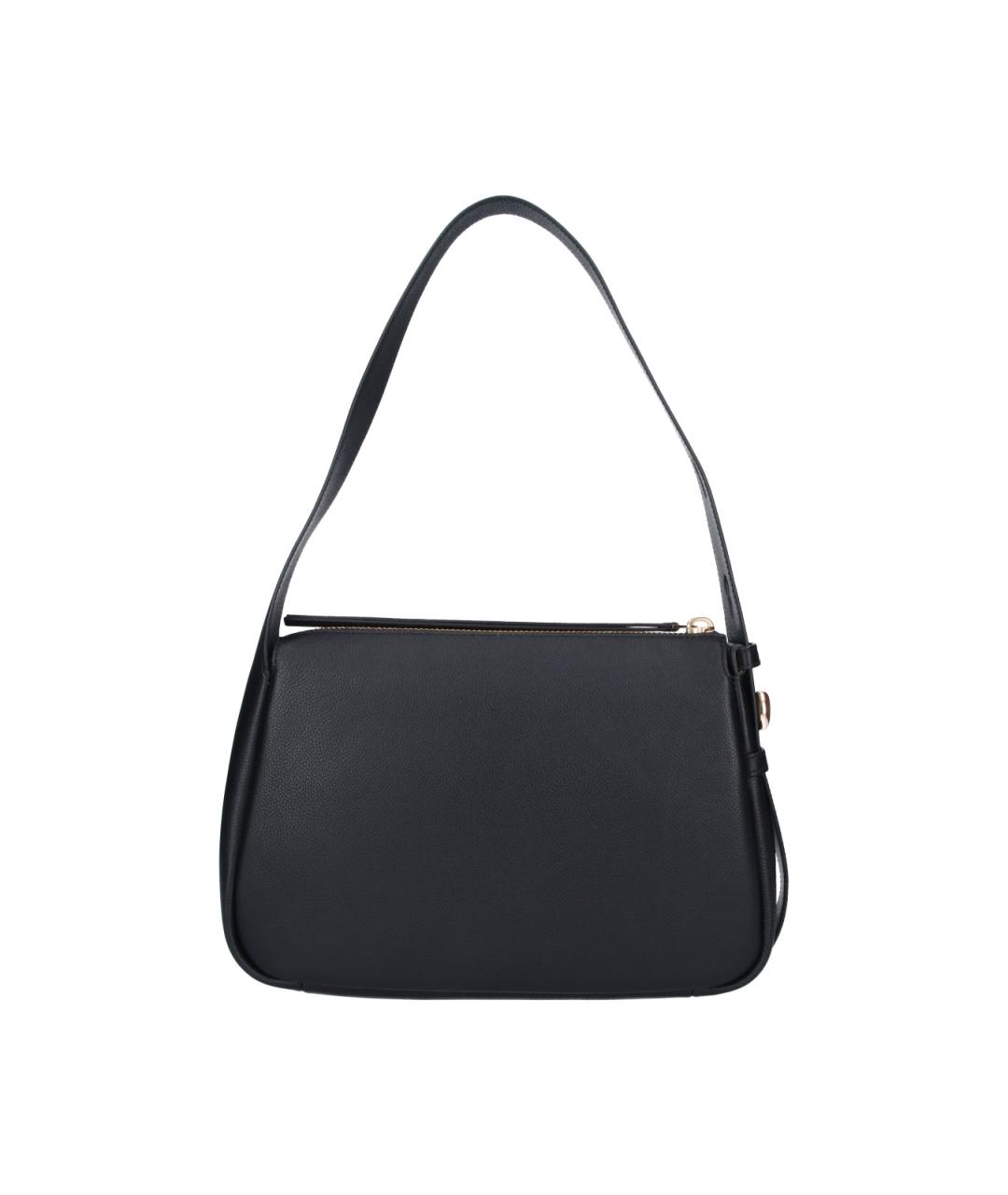 TORY BURCH Черная кожаная сумка через плечо, фото 3