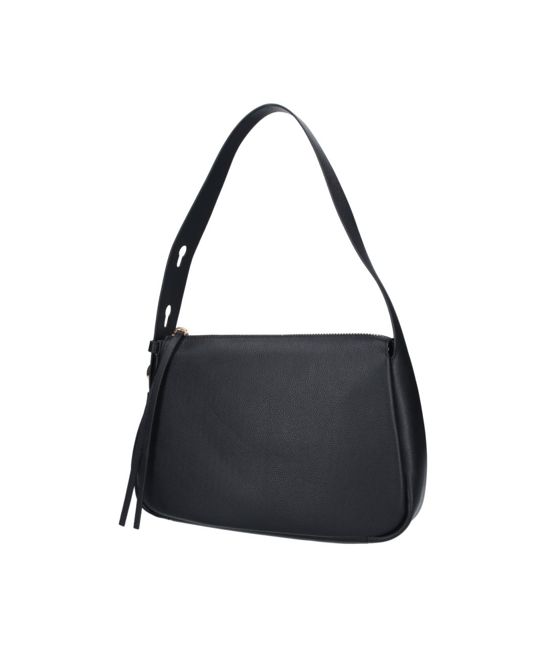 TORY BURCH Черная кожаная сумка через плечо, фото 2