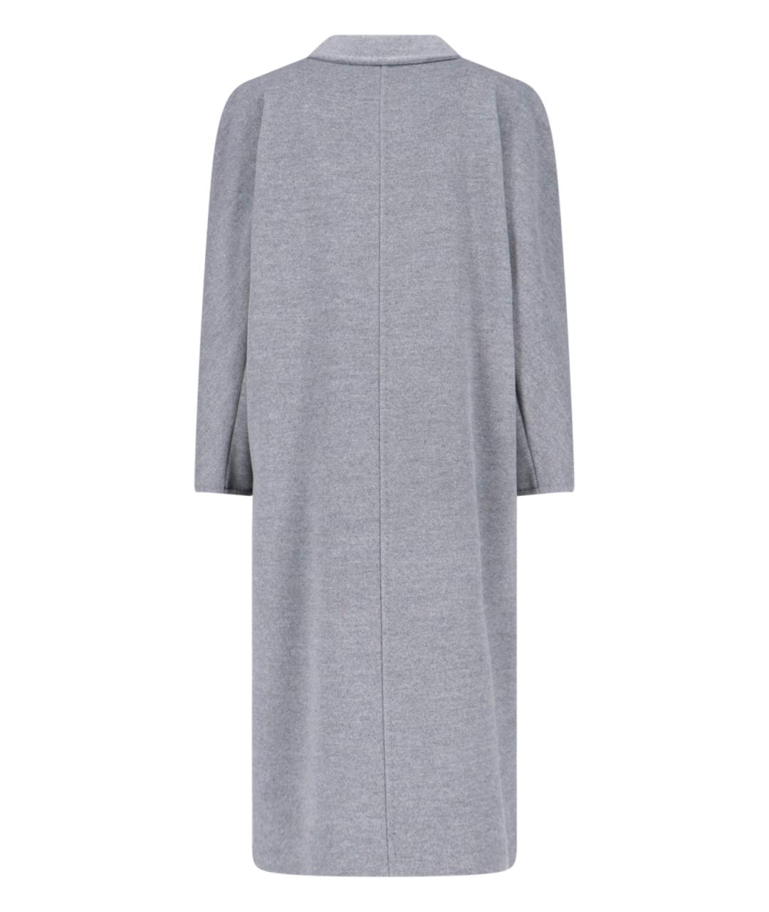 MAX MARA Серое шерстяное пальто, фото 2