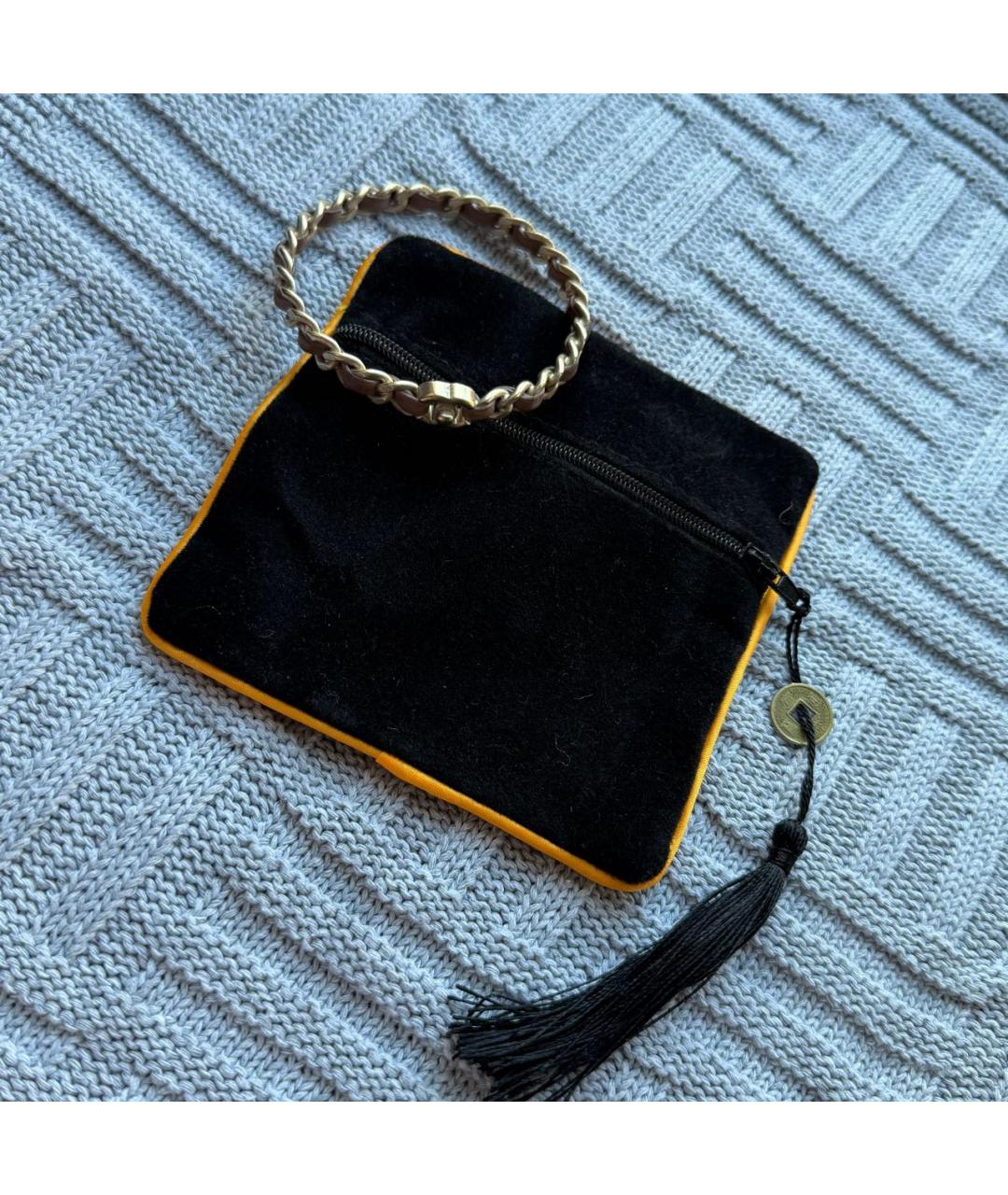 CHANEL Золотой кожаный браслет, фото 3