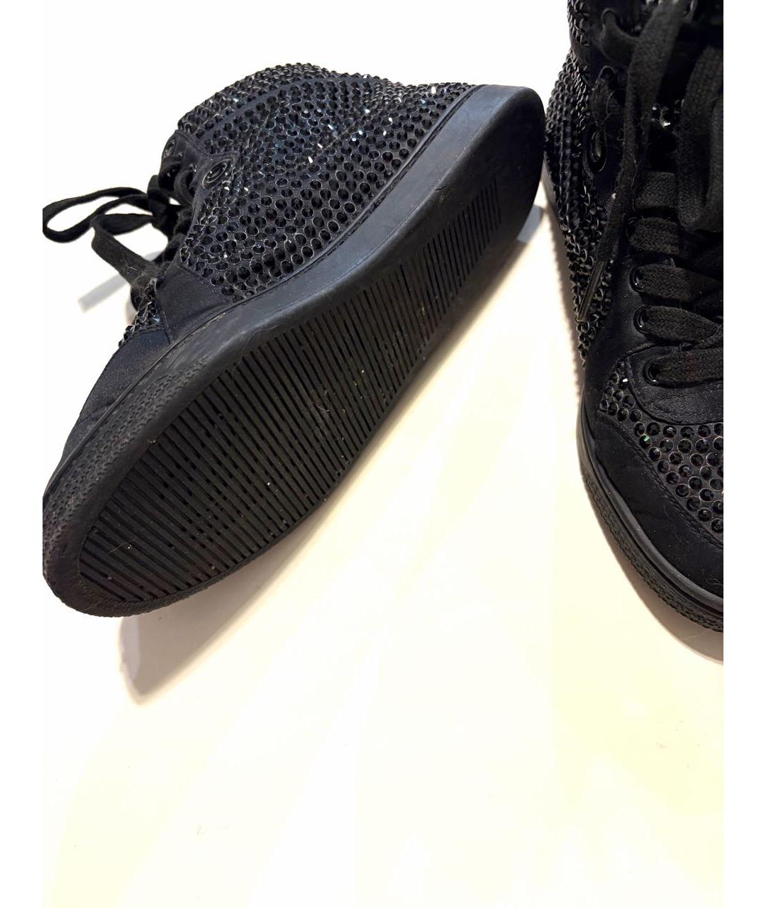 GUCCI Черные текстильные кеды, фото 7