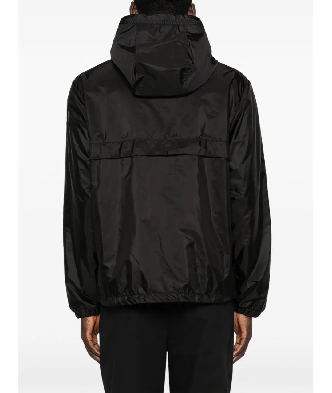 MONCLER Черная полиамидовая куртка, фото 3