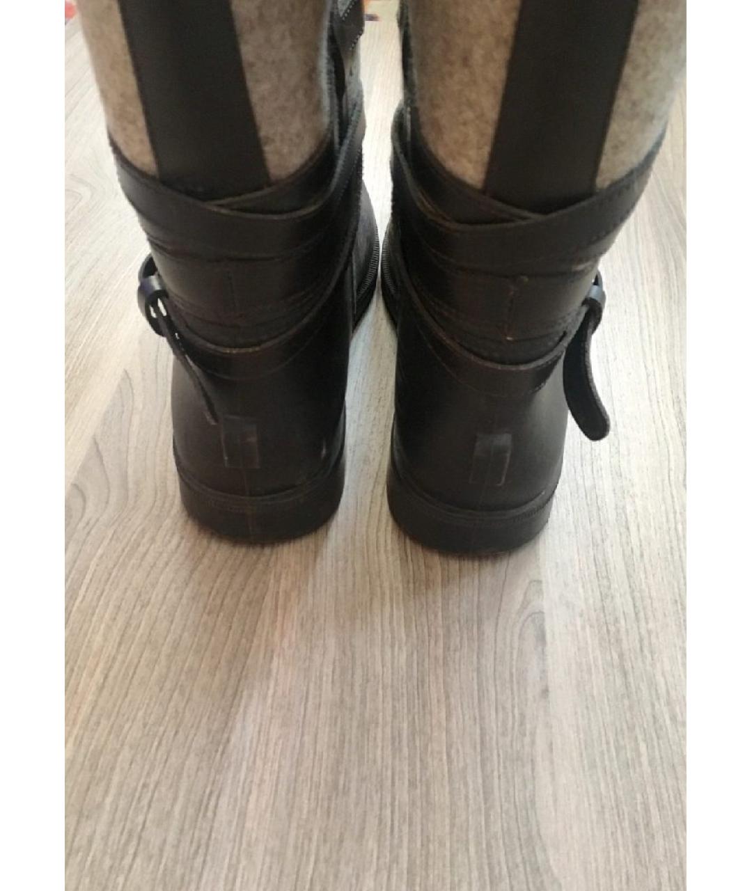 FERRAGAMO Бежевые сапоги, фото 6