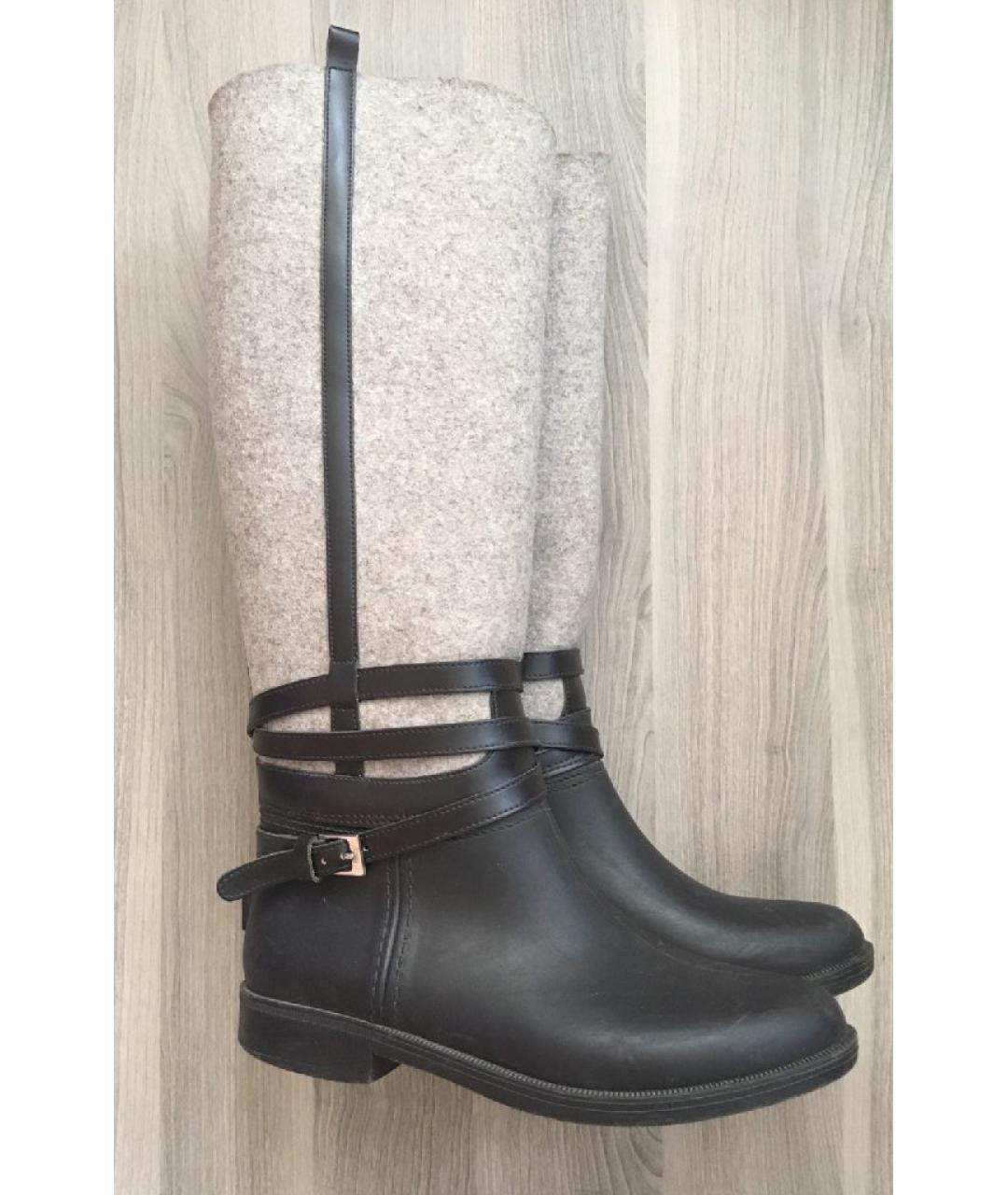 FERRAGAMO Бежевые сапоги, фото 5