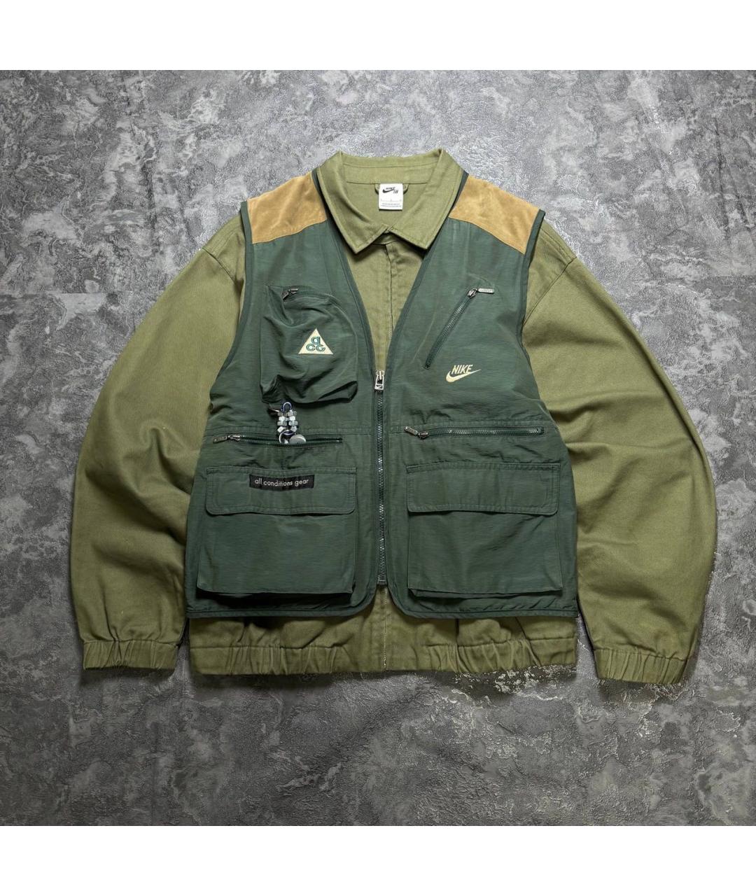 NIKE ACG Зеленый жилет, фото 4