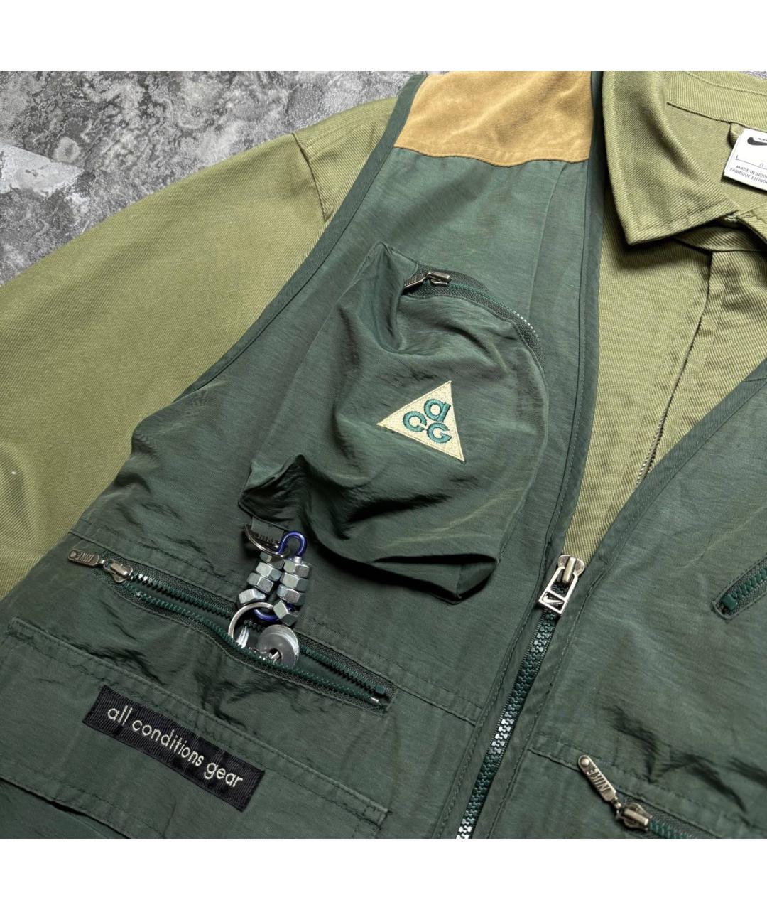 NIKE ACG Зеленый жилет, фото 5