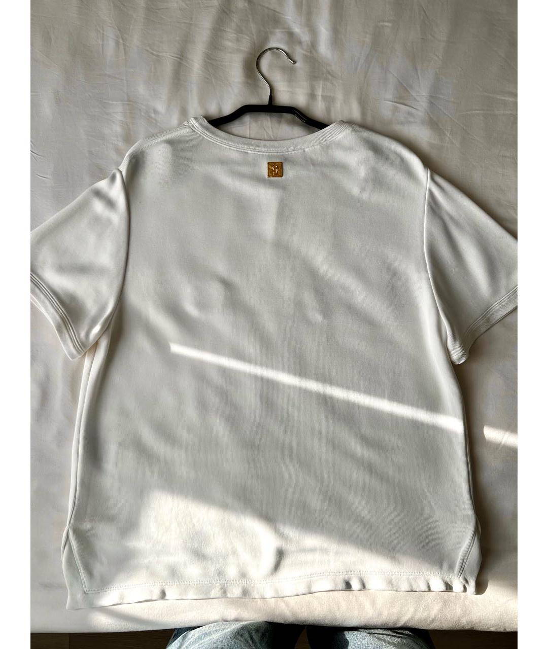 SCHIAPARELLI Белая вискозная блузы, фото 5