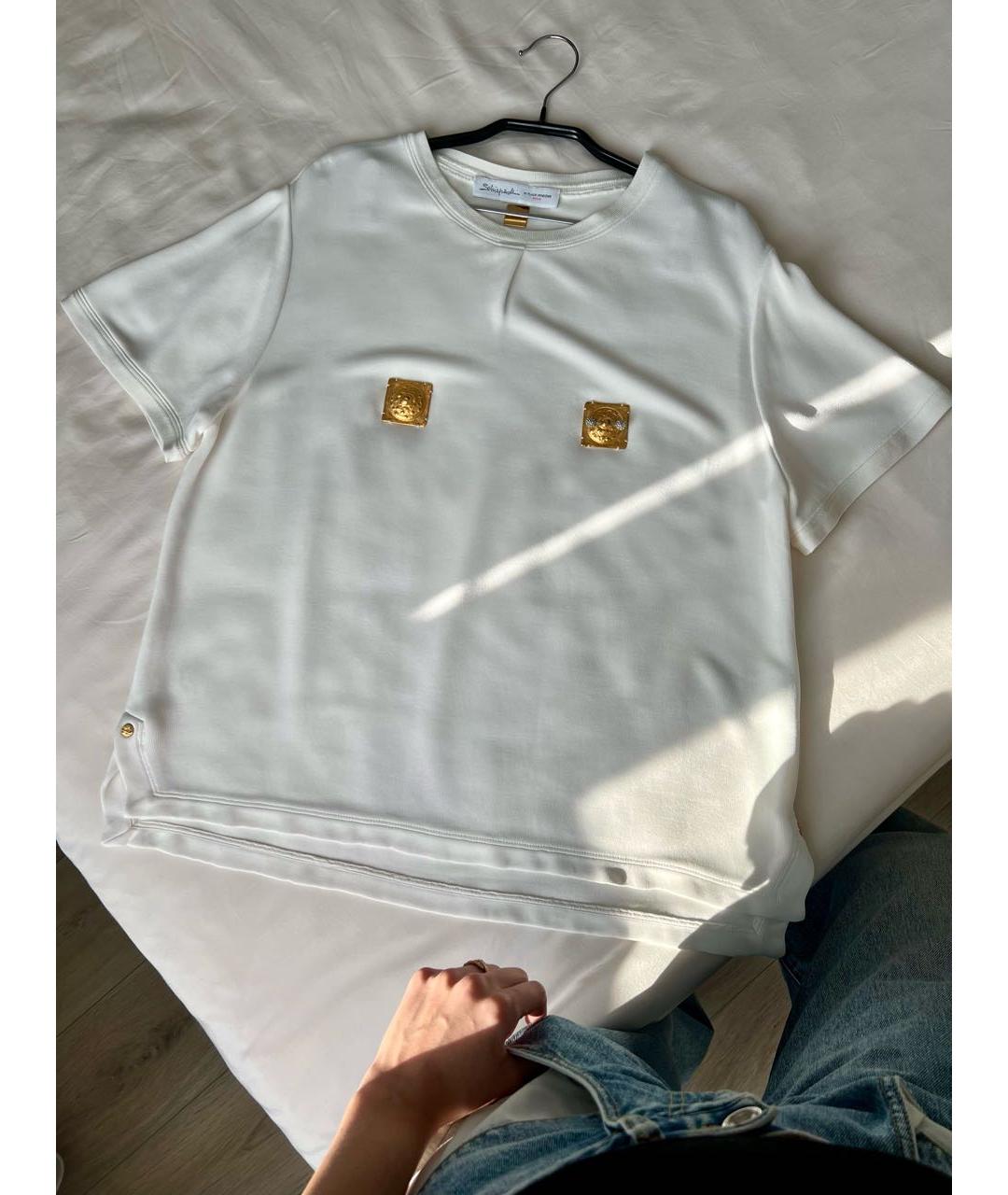 SCHIAPARELLI Белая вискозная блузы, фото 3