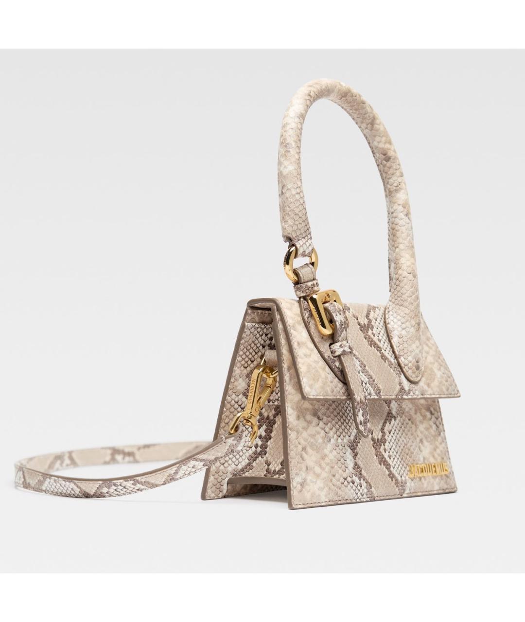 JACQUEMUS Мульти кожаная сумка с короткими ручками, фото 2