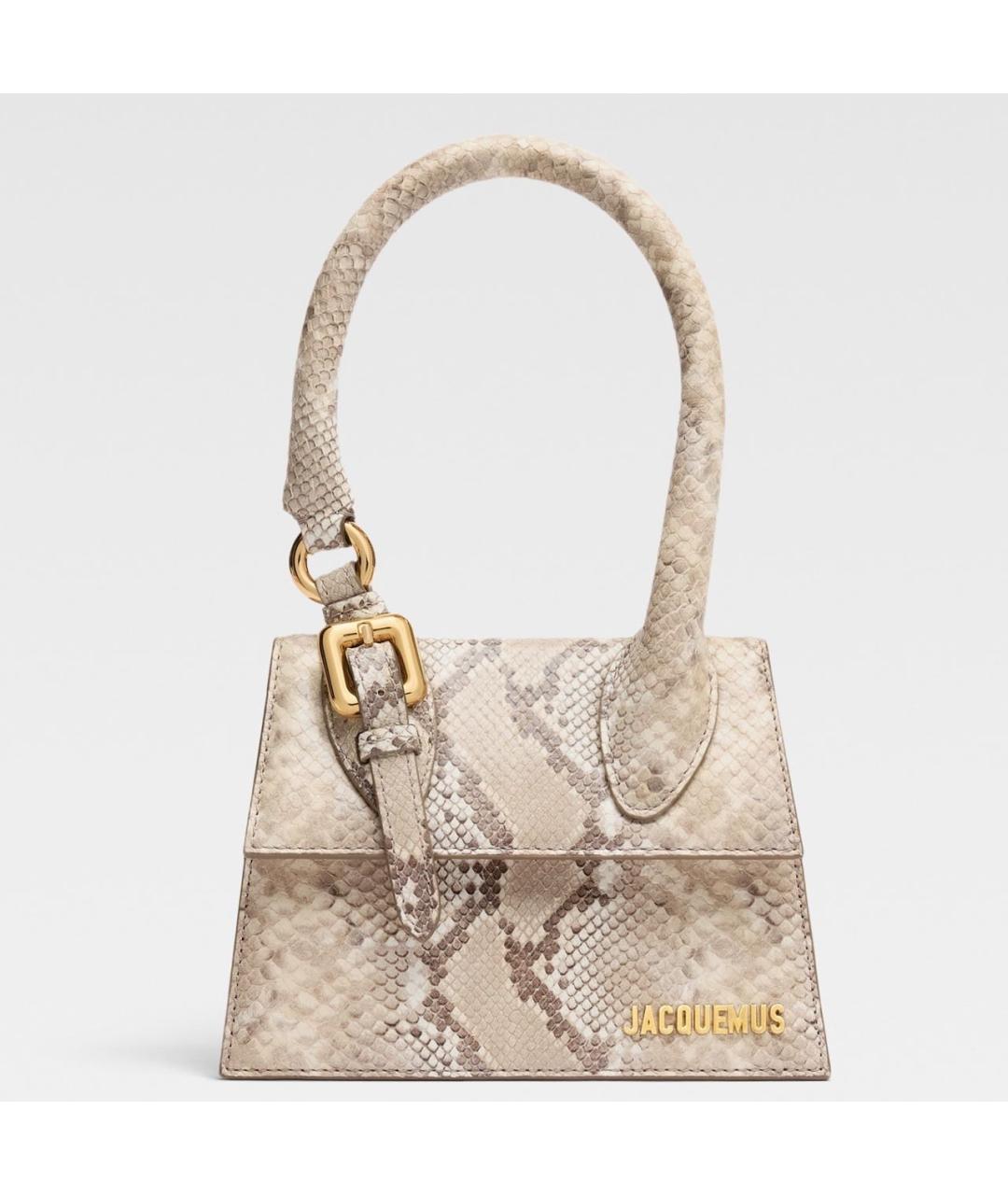 JACQUEMUS Мульти кожаная сумка с короткими ручками, фото 4