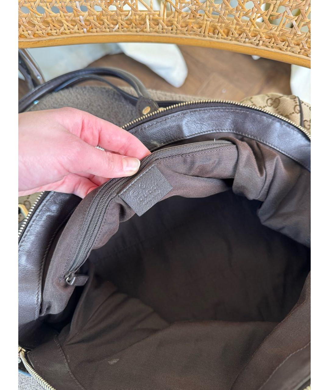 GUCCI Коричневая сумка через плечо, фото 7