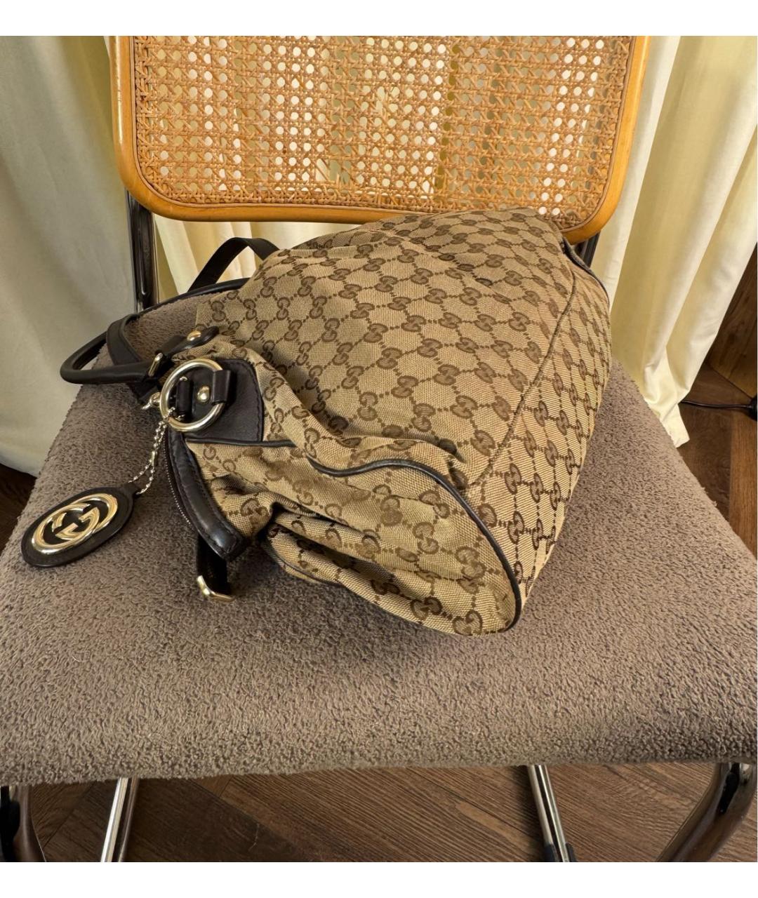 GUCCI Коричневая сумка через плечо, фото 8