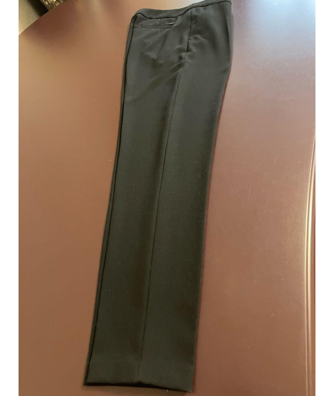 ARMANI JEANS Черные шерстяные брюки узкие, фото 4