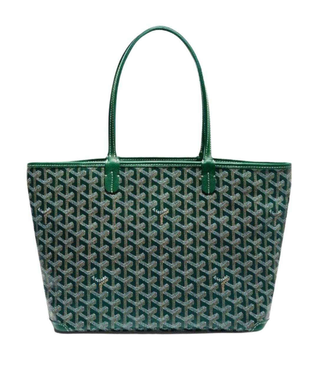 GOYARD Зеленая сумка тоут, фото 1