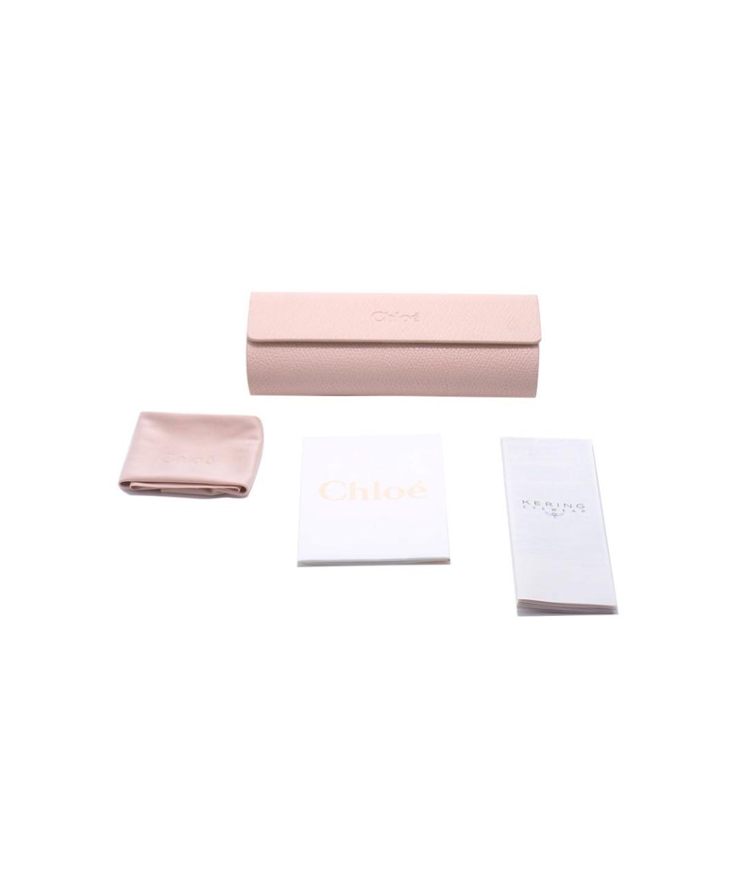 CHLOE Синие пластиковые солнцезащитные очки, фото 4