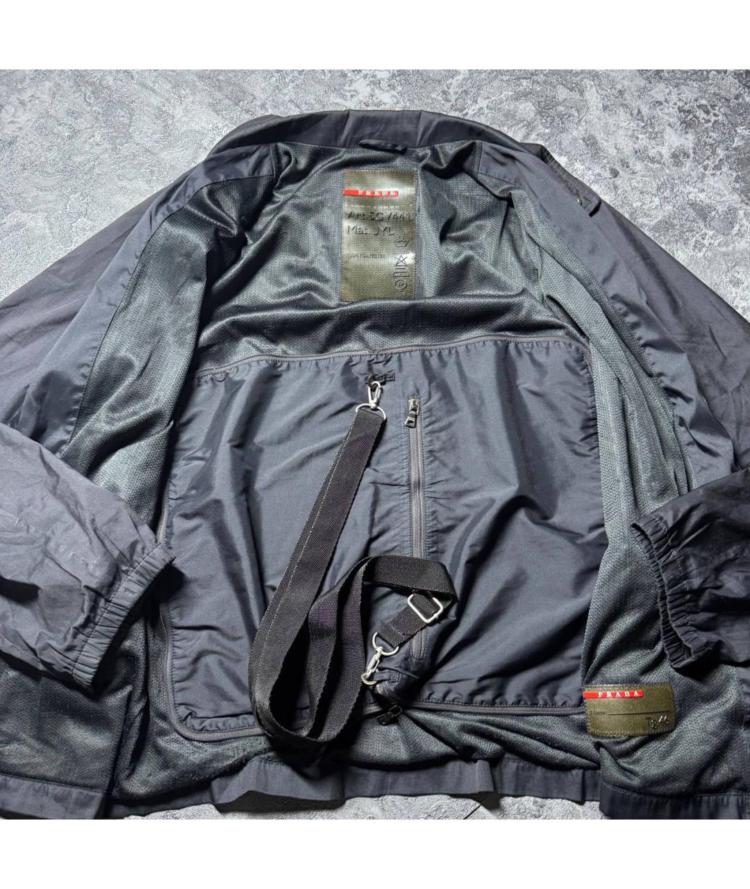 PRADA Темно-синяя куртка, фото 3