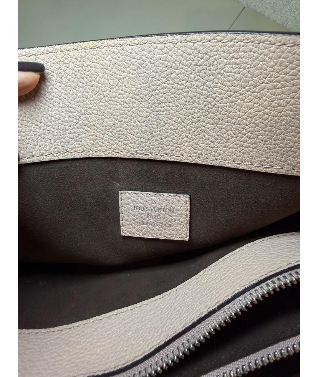 LOUIS VUITTON Розовая кожаная сумка с короткими ручками, фото 2