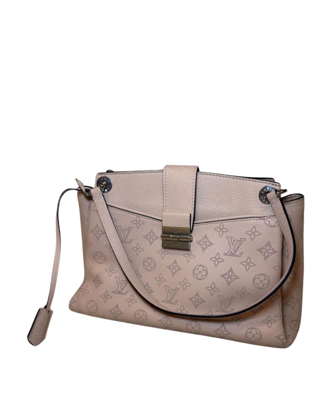 LOUIS VUITTON Розовая кожаная сумка с короткими ручками, фото 1