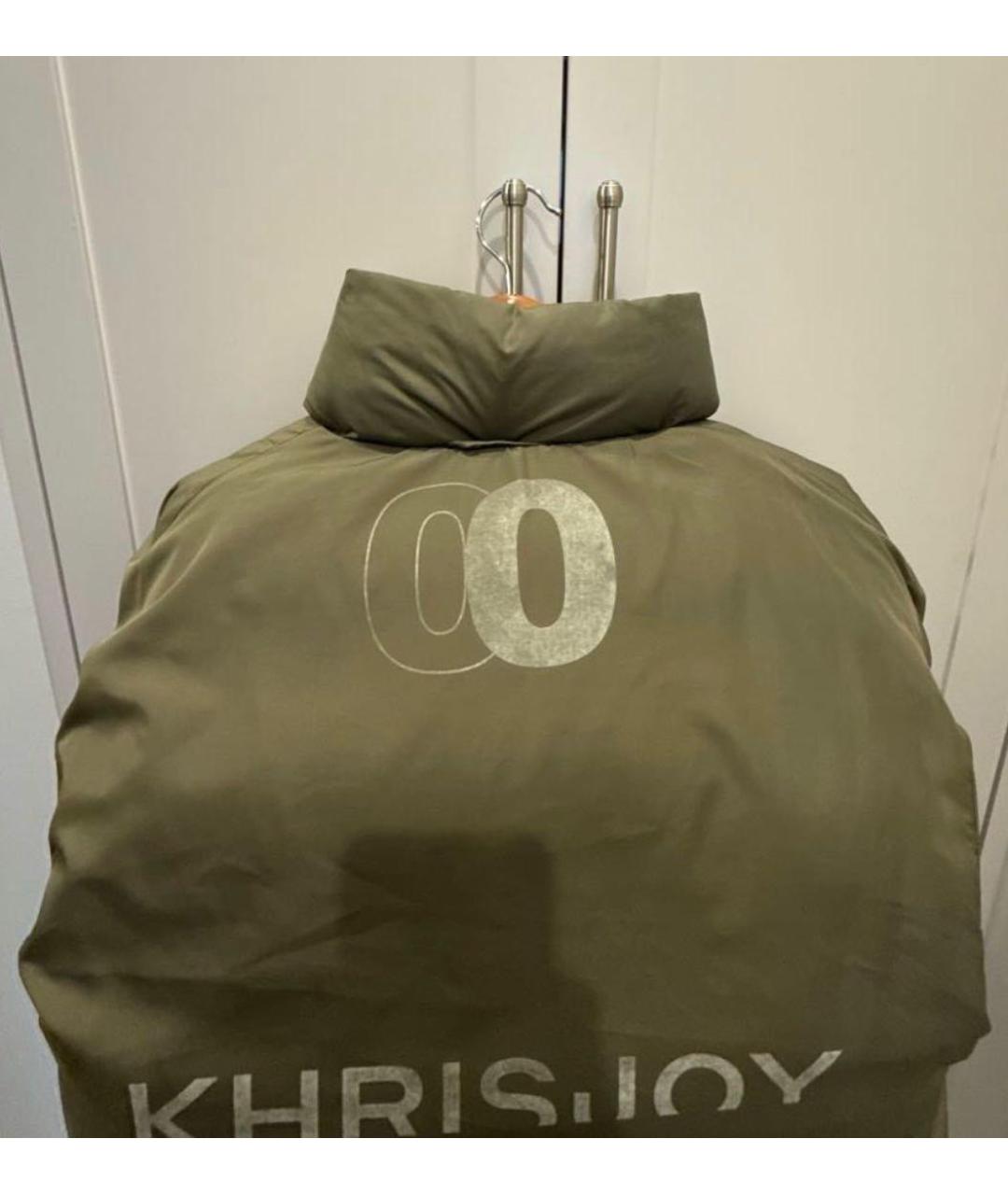 KHRISJOY Хаки полиэстеровый пуховик, фото 3