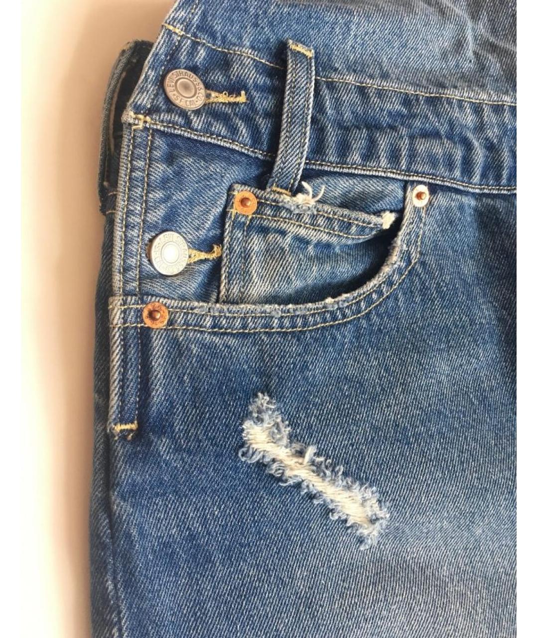 LEVI'S Голубой хлопковый комбинезон, фото 7