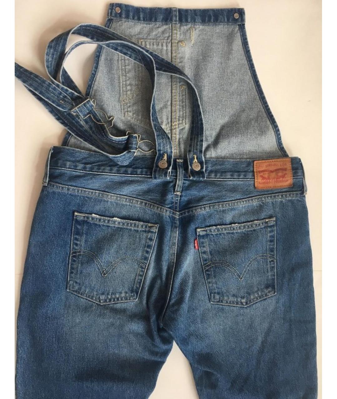 LEVI'S Голубой хлопковый комбинезон, фото 8