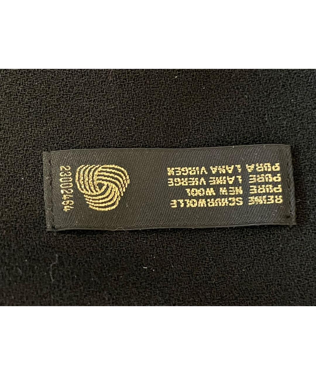 ESCADA Черные шерстяные прямые брюки, фото 6