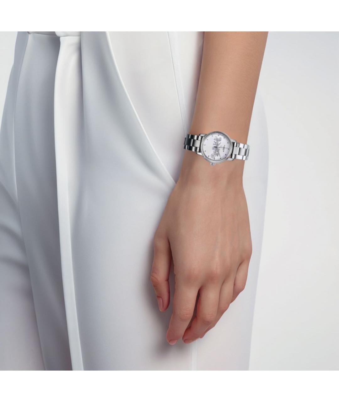 COACH Серебряные стальные часы, фото 2