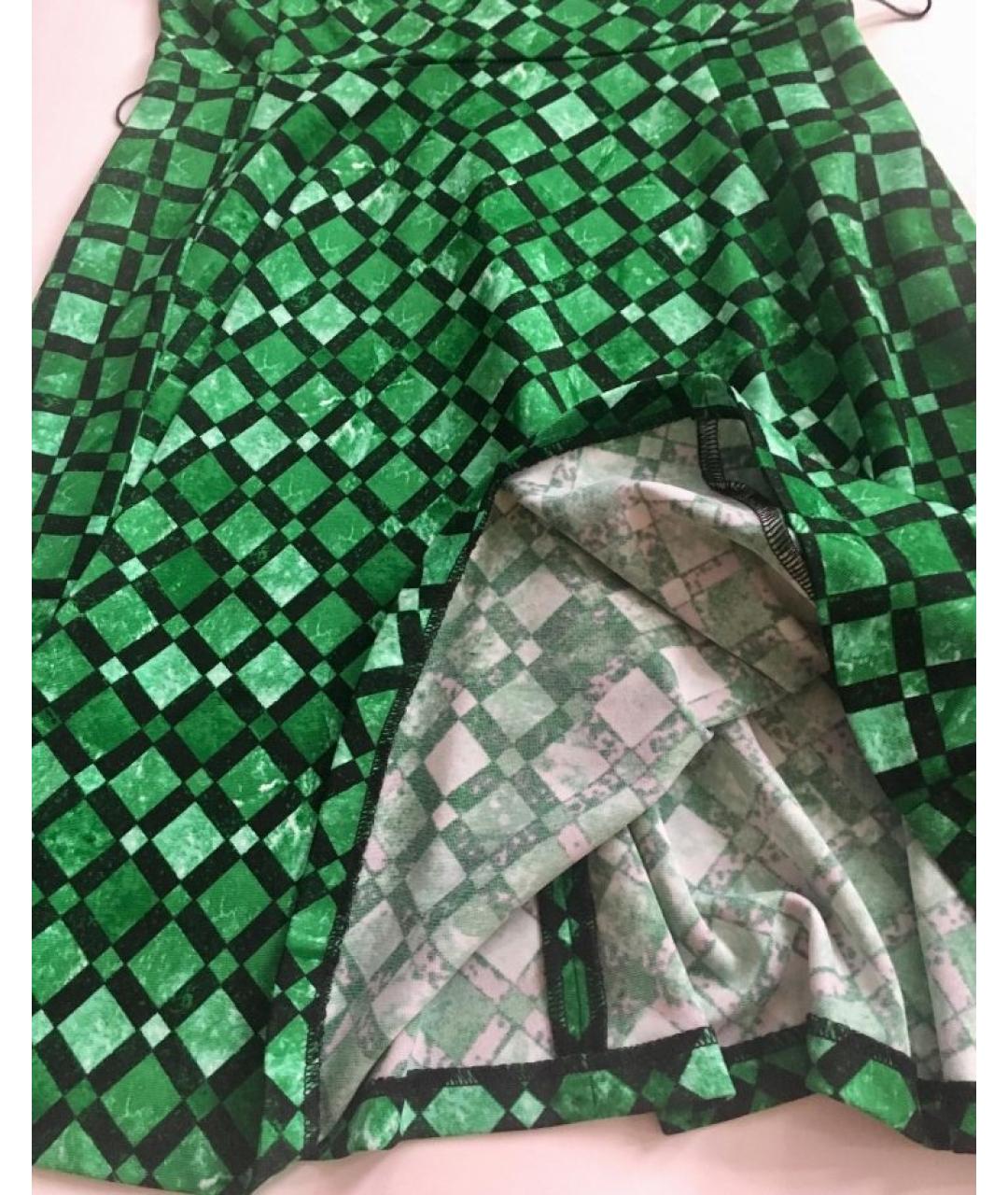 MICHAEL MICHAEL KORS Зеленые полиэстеровое повседневное платье, фото 7