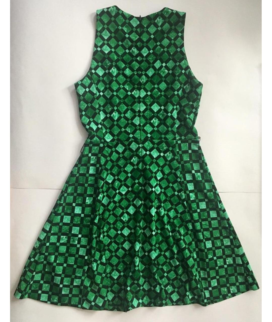 MICHAEL MICHAEL KORS Зеленые полиэстеровое повседневное платье, фото 2