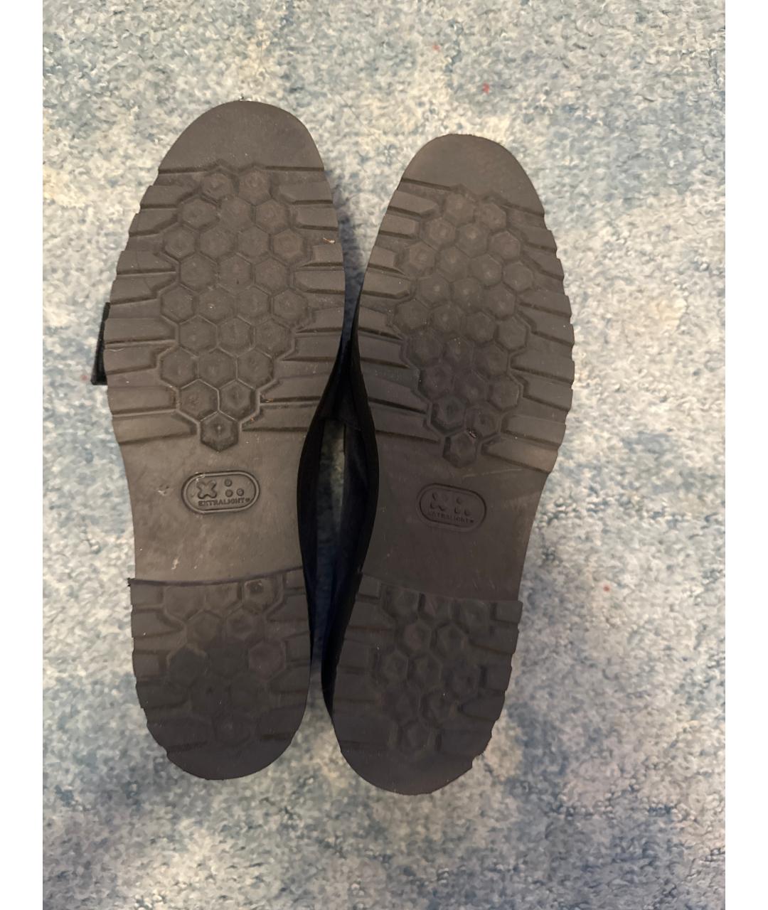 ROBERTO FESTA Темно-синие бархатные лоферы, фото 6