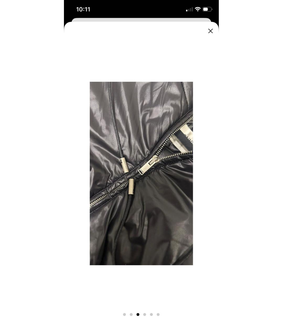 SAINT LAURENT Черная полиэстеровая куртка, фото 3