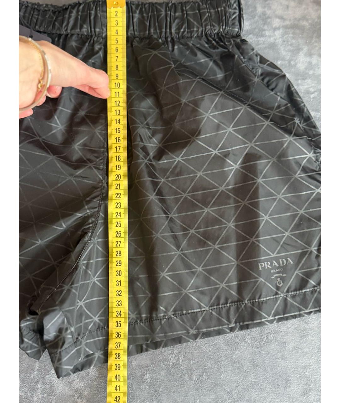 PRADA Черные шорты, фото 5