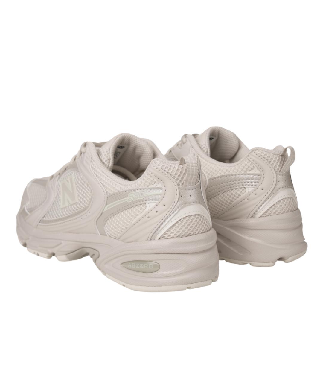 NEW BALANCE Бежевые синтетические кроссовки, фото 3