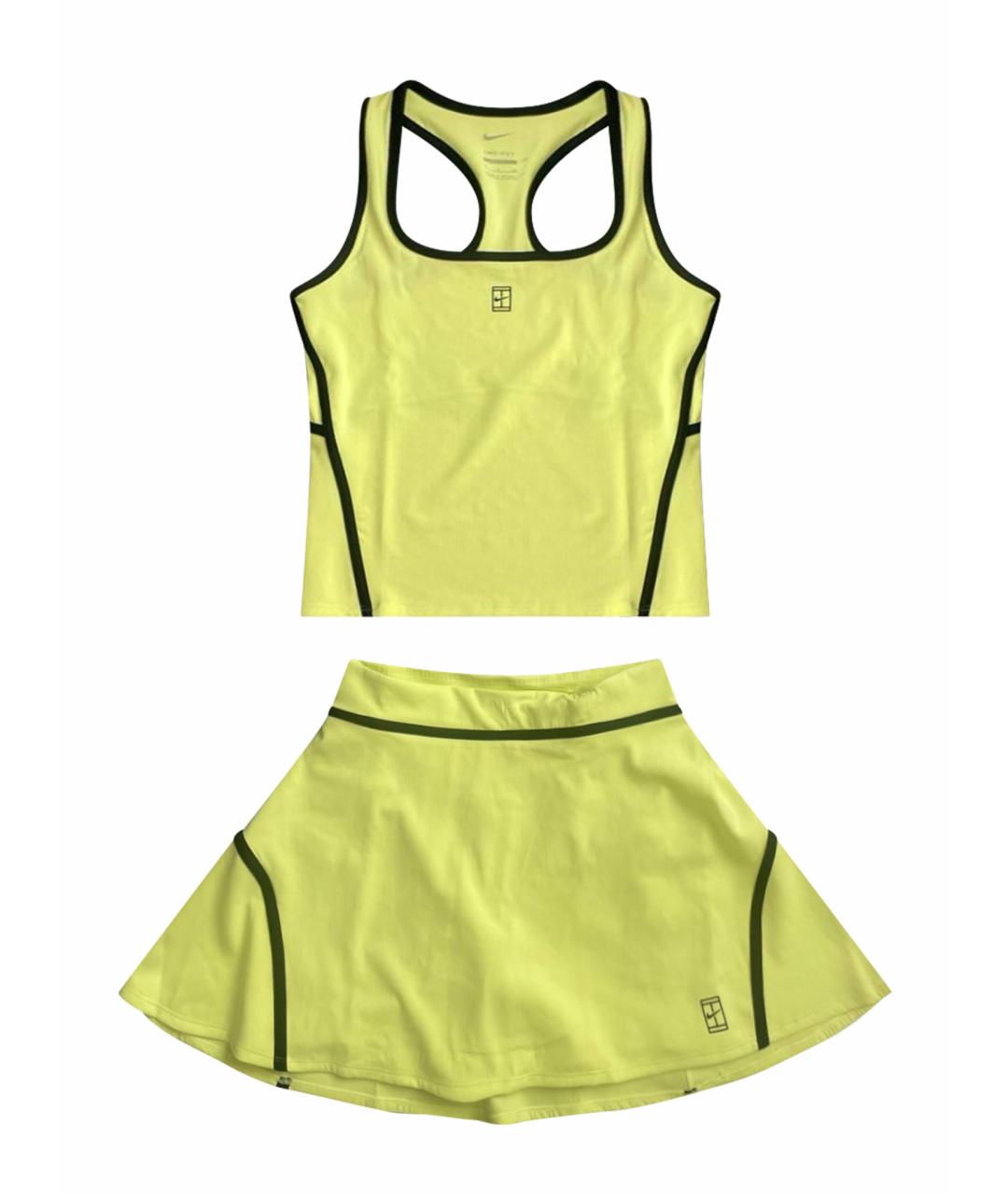 NIKE Желтый полиэстеровый спортивные костюмы, фото 1