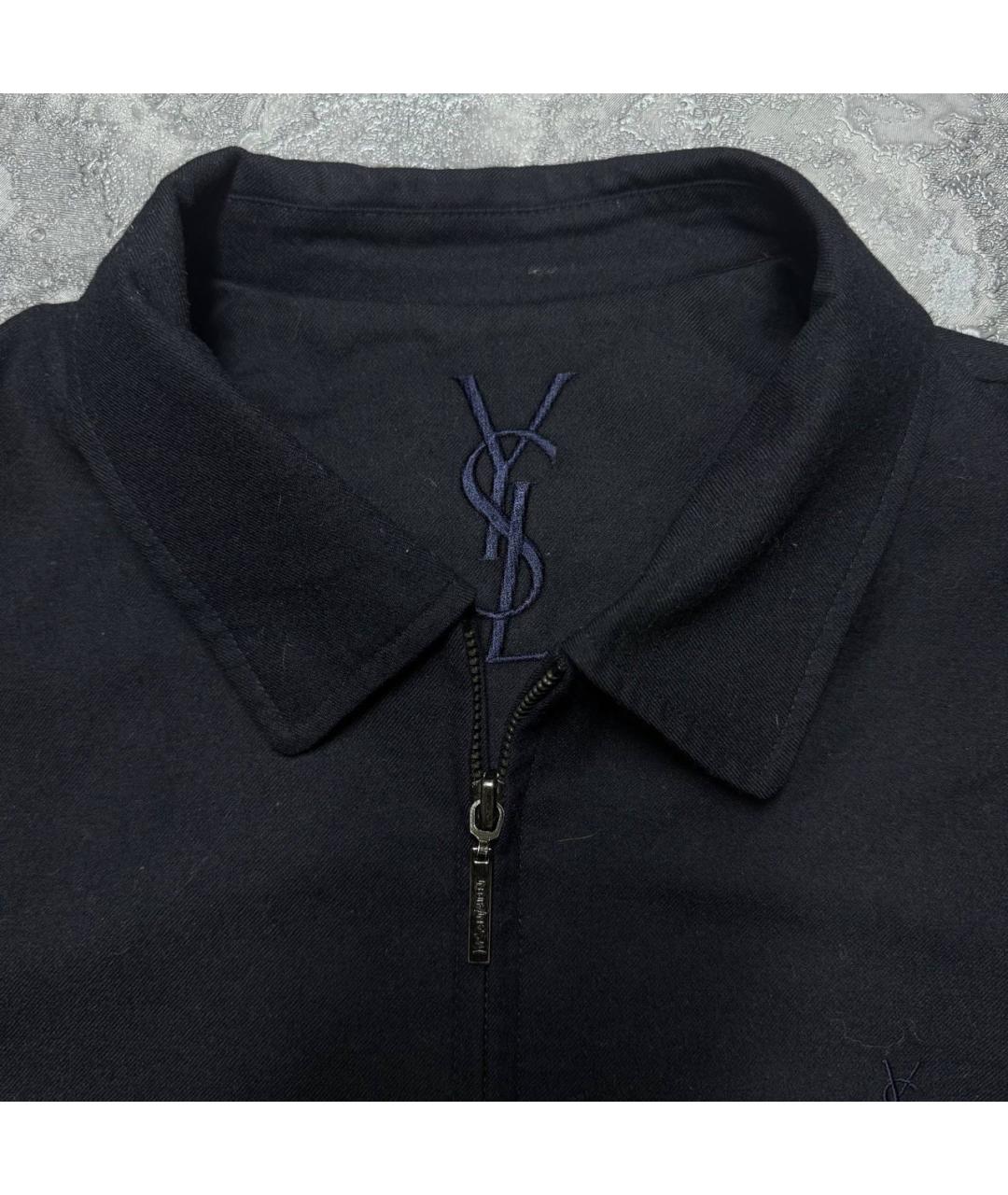 SAINT LAURENT Темно-синяя куртка, фото 3