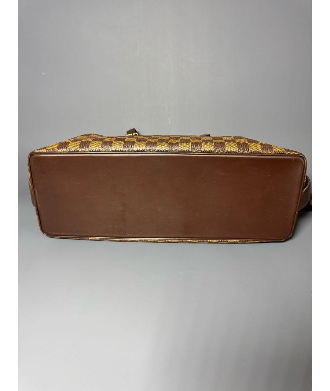 LOUIS VUITTON Коричневая сумка с короткими ручками, фото 5