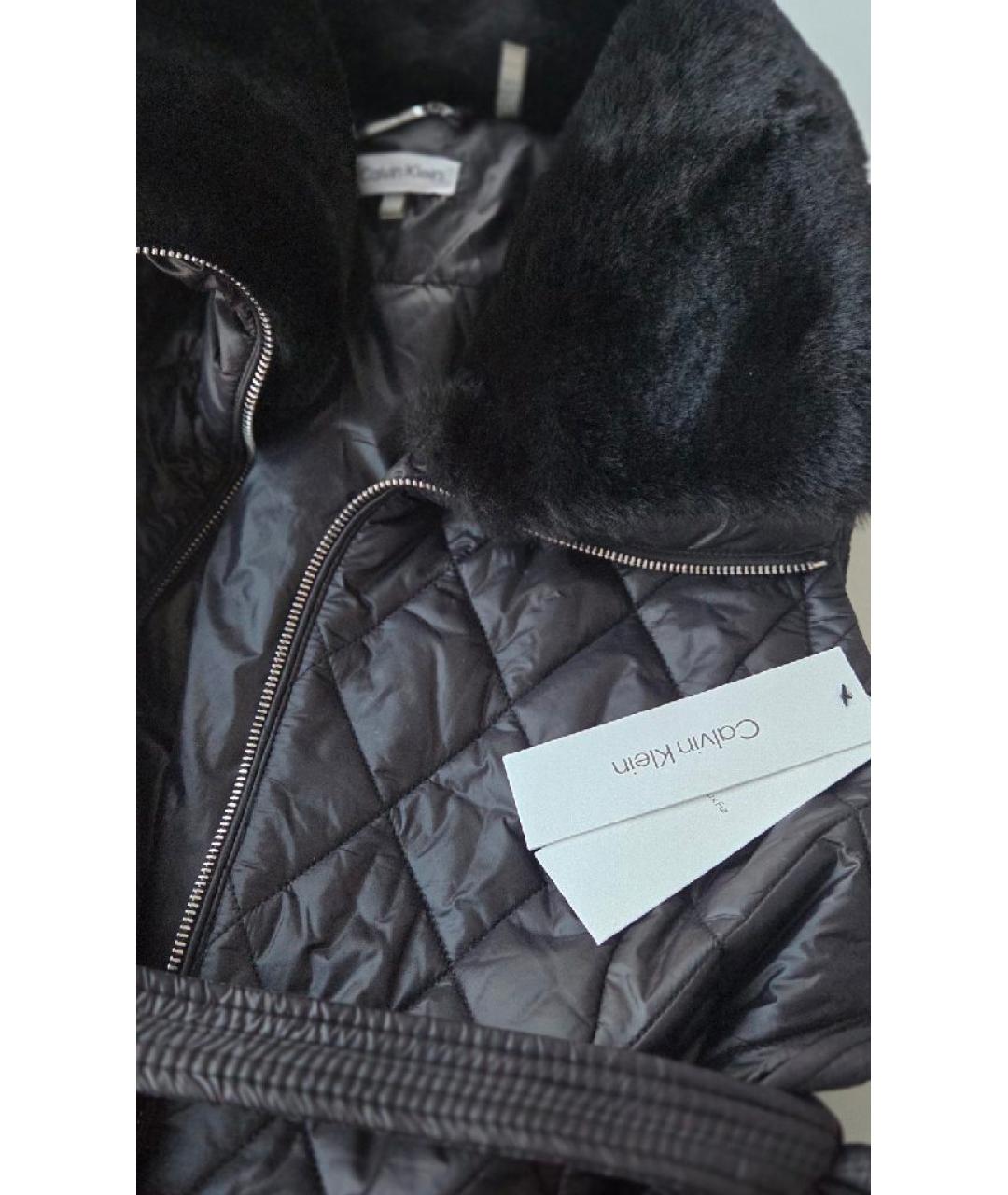 CALVIN KLEIN Черный полиэстеровый жилет, фото 3