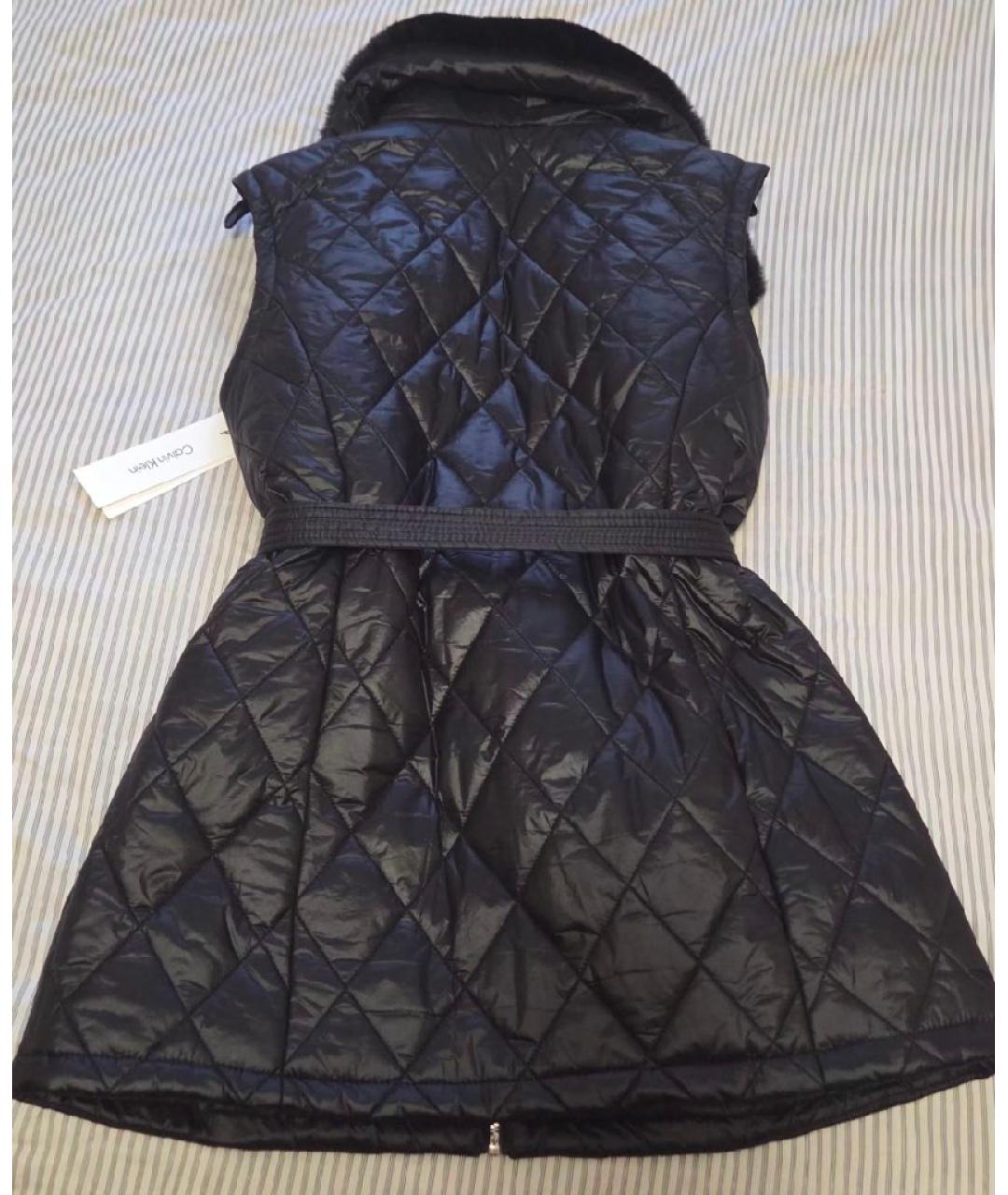 CALVIN KLEIN Черный полиэстеровый жилет, фото 2