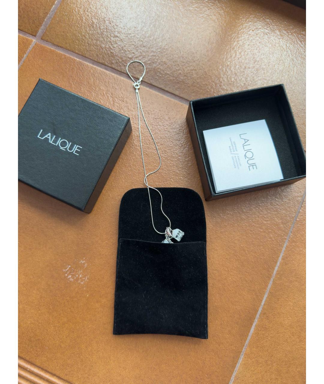 LALIQUE Белая серебряная подвеска, фото 4