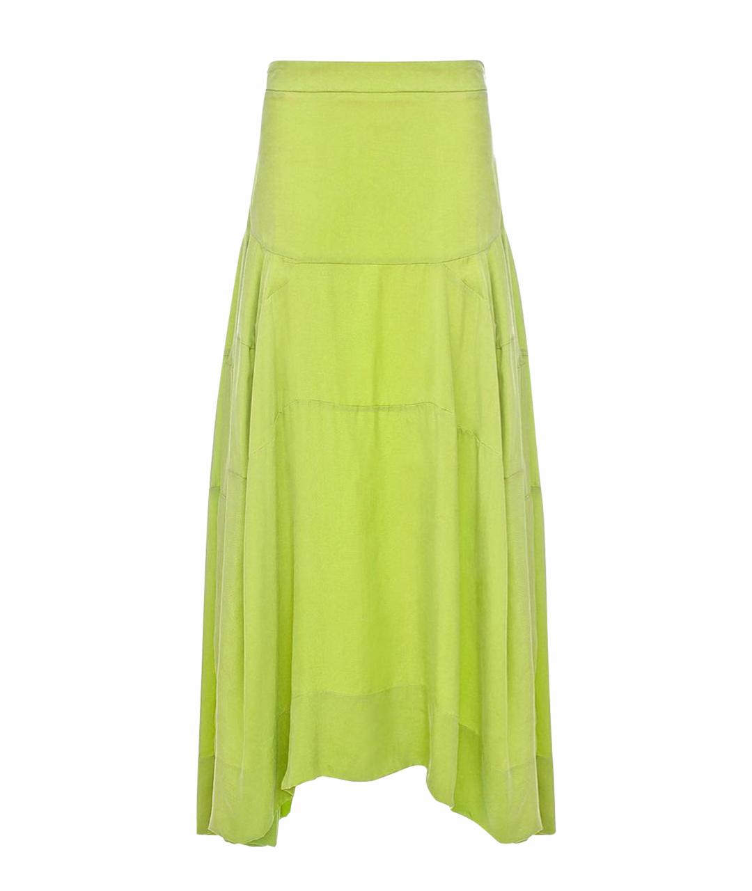 VIVIENNE WESTWOOD Салатовая юбка миди, фото 1