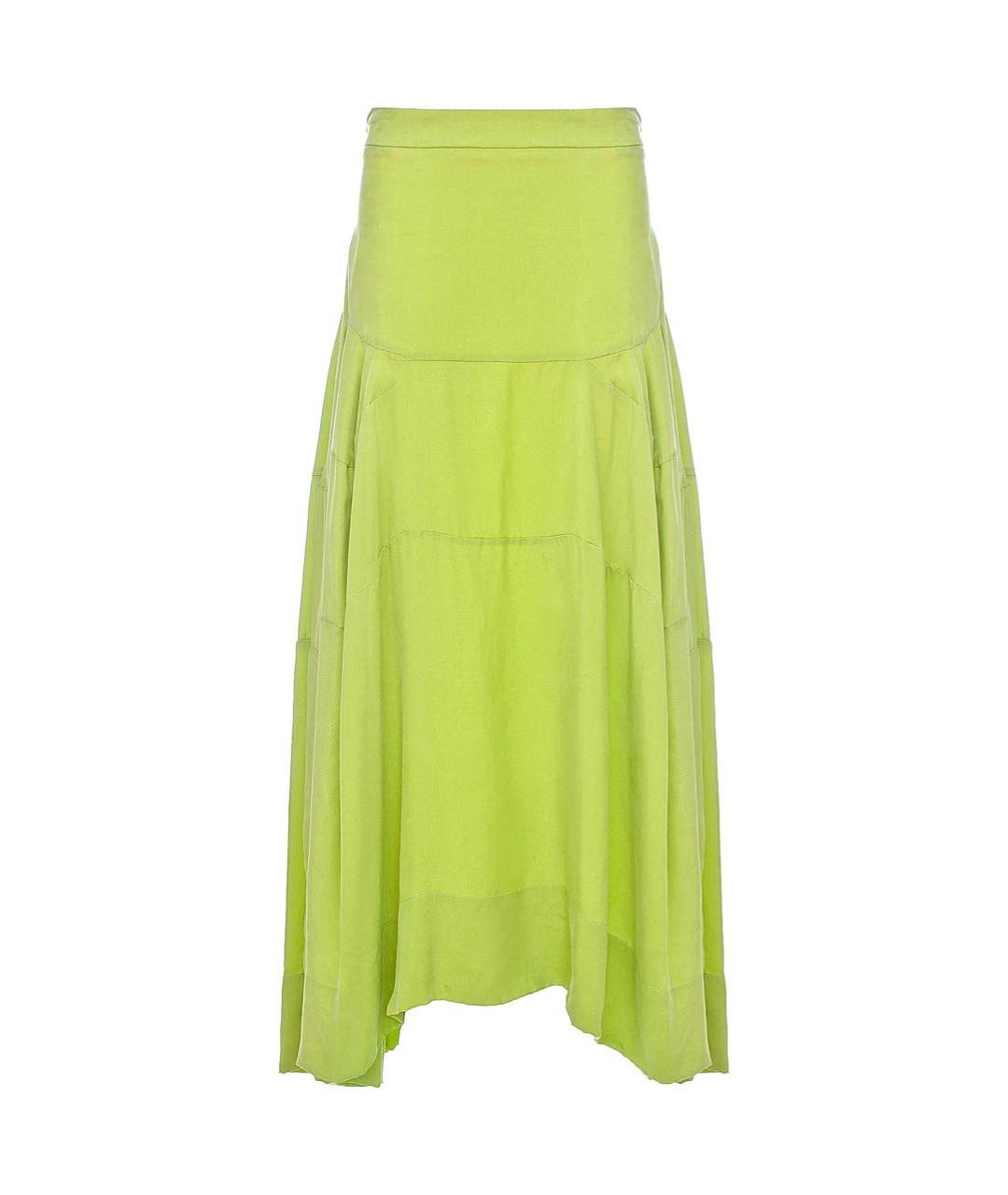 VIVIENNE WESTWOOD Салатовая юбка миди, фото 9
