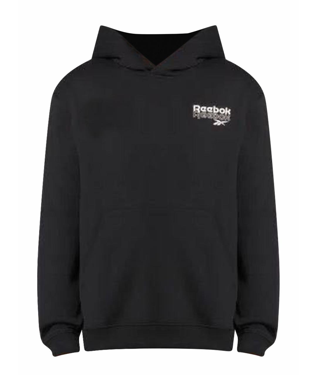 REEBOK Черный хлопковый спортивный костюм, фото 1