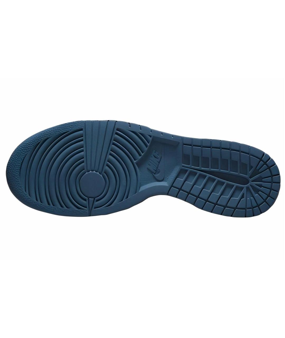 NIKE Синие текстильные низкие кроссовки / кеды, фото 6