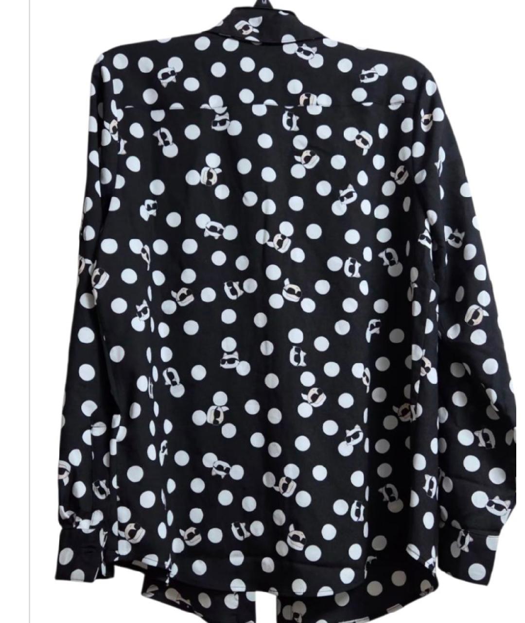 KARL LAGERFELD Черная полиэстеровая рубашка, фото 2